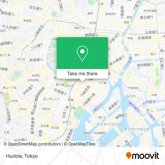 Hunble map