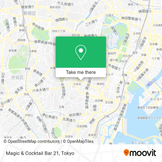Magic & Cocktail Bar 21 map