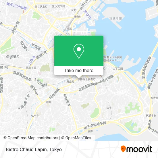 Bistro Chaud Lapin map
