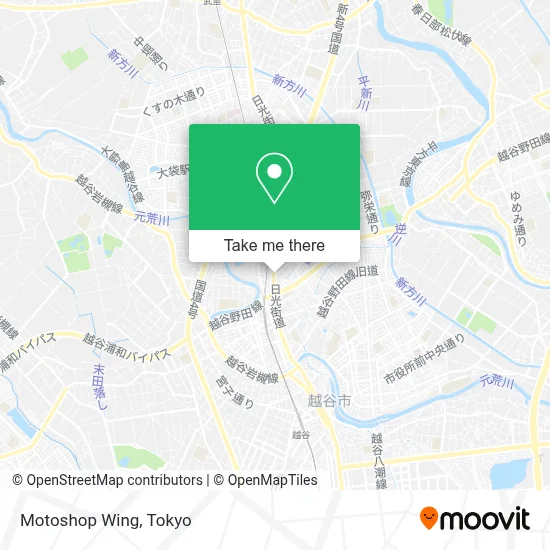 Motoshop Wing map