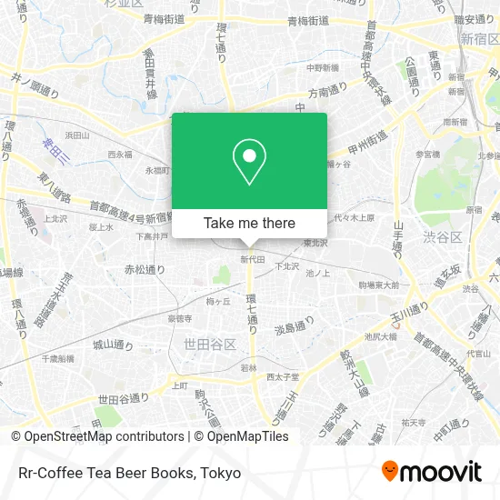 Rr-Coffee Tea Beer Books map
