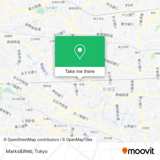 Marks&Web map
