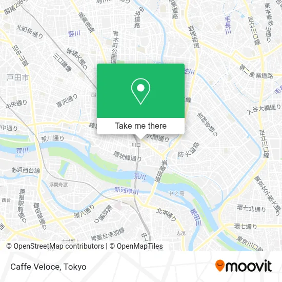 Caffe Veloce map