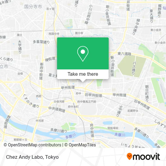 Chez Andy Labo map