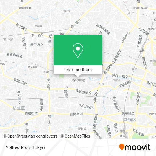 Yellow Fish map
