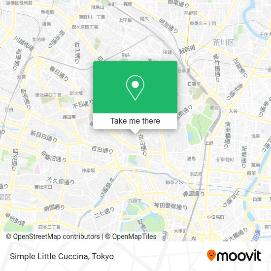 Simple Little Cuccina map