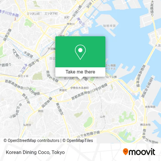 Korean Dining Coco map