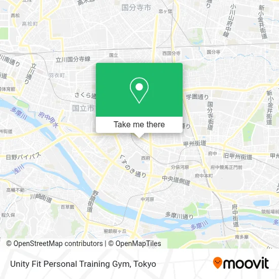 Unity Fit Personal Training Gym map