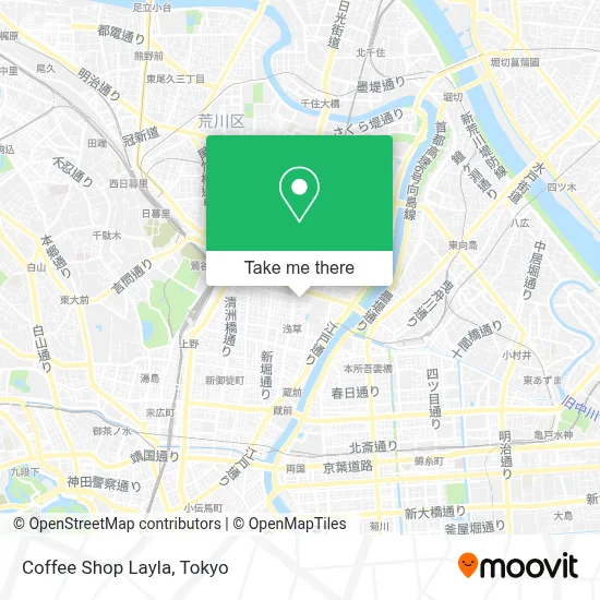 Coffee Shop Layla map