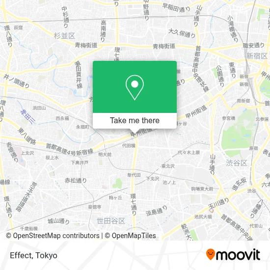 Effect map