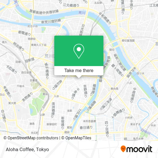 Aloha Coffee map