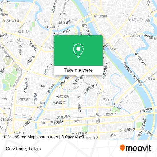 Creabase map