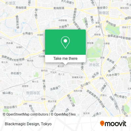 Blackmagic Design map