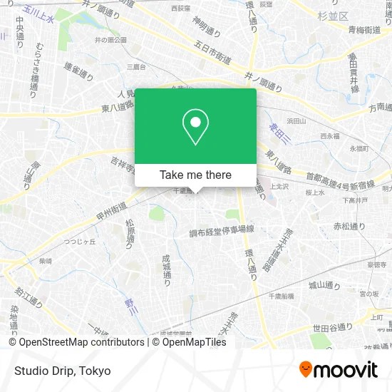 Studio Drip map