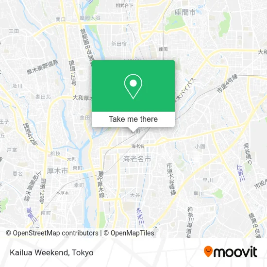 Kailua Weekend map