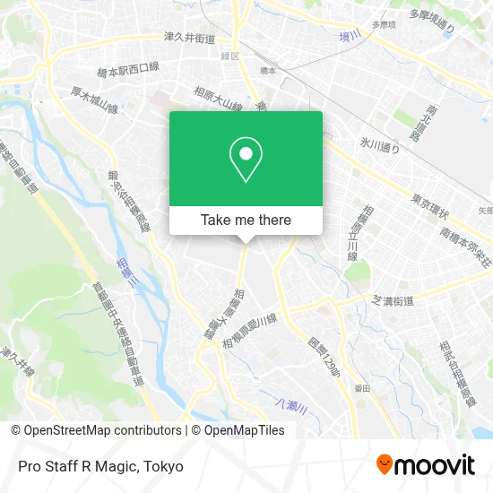 Pro Staff R Magic map