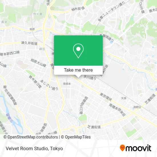 Velvet Room Studio map