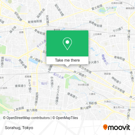 Sorahug map