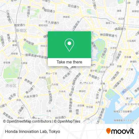 Honda Innovation Lab map