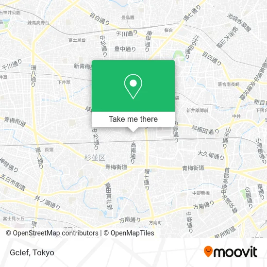 Gclef map