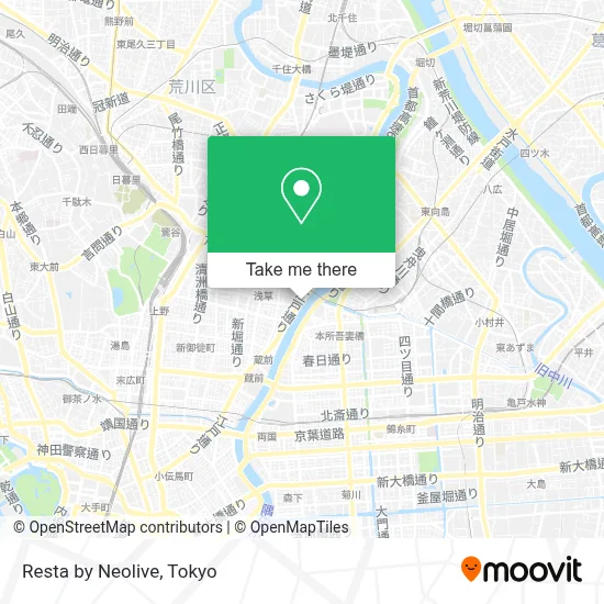 Resta by Neolive map