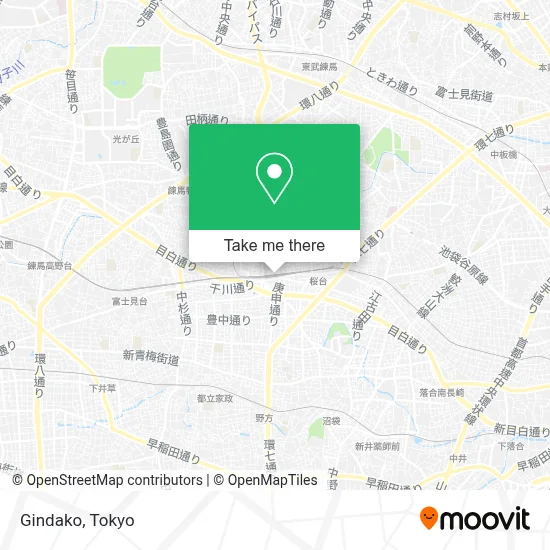 Gindako map