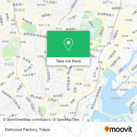 Delicious Factory map