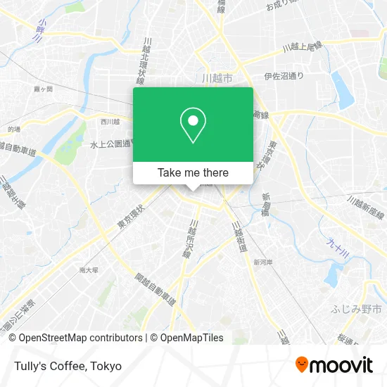 Tully's Coffee map