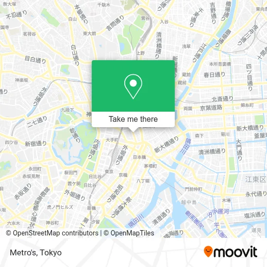 Metro's map