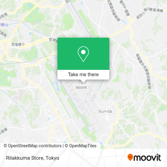 Rilakkuma Store map