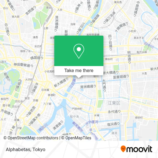 Alphabetas map