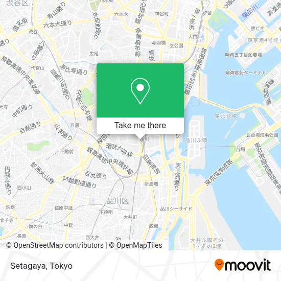 Setagaya map