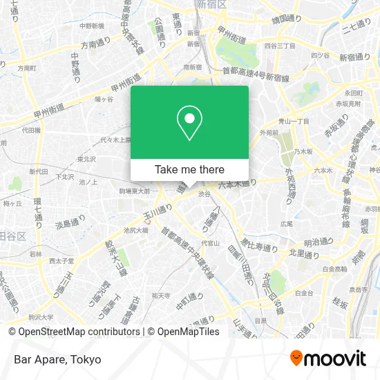 Bar Apare map