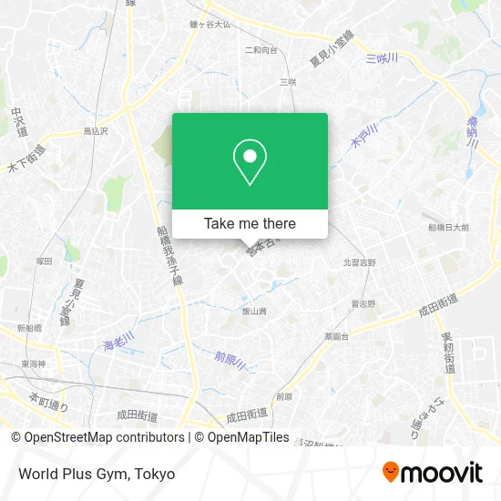World Plus Gym map