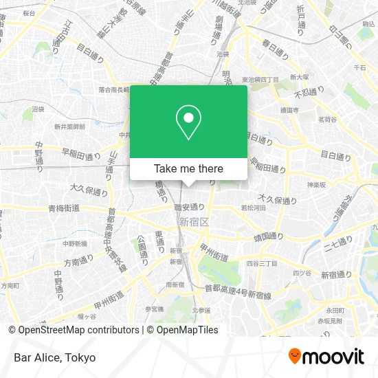 Bar Alice map