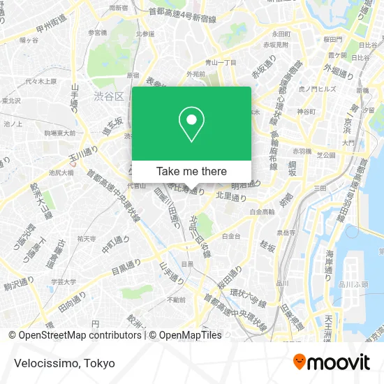 Velocissimo map