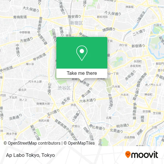 Ap Labo Tokyo map