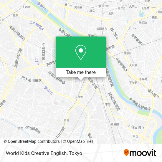 World Kids Creative English map