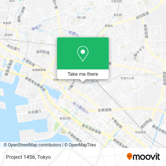 Project 1456 map