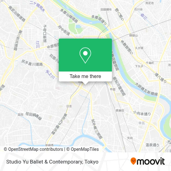 Studio Yu Ballet & Contemporary map