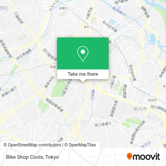 Bike Shop Cools map