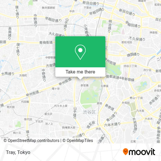 Tray map