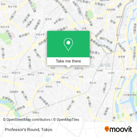 Professor's Round map