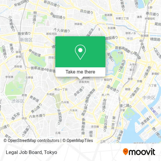 Legal Job Board map