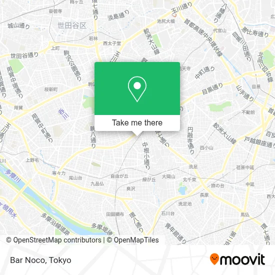 Bar Noco map