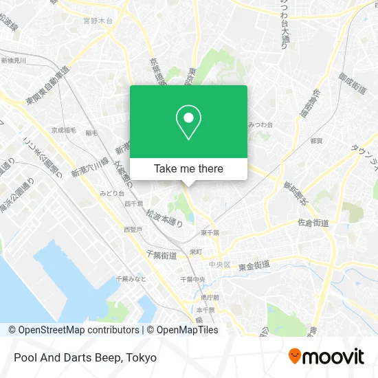Pool And Darts Beep map