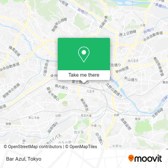 Bar Azul map