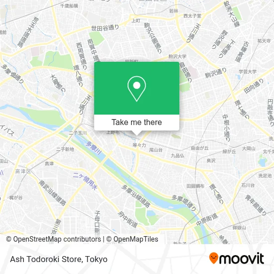 Ash Todoroki Store map