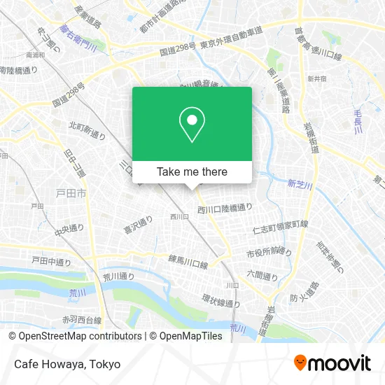 Cafe Howaya map