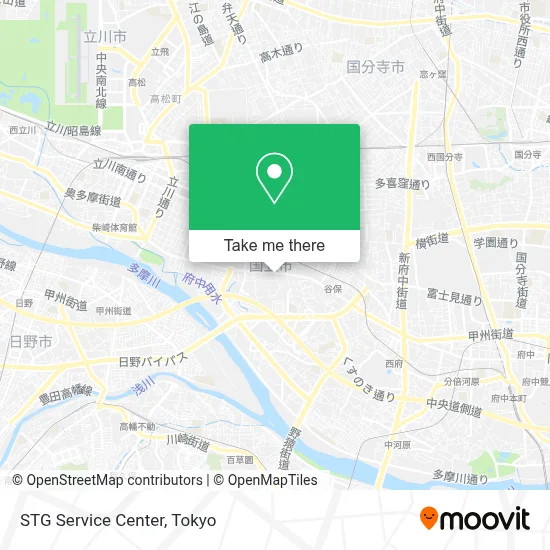STG Service Center map